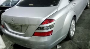 مرسدس بنز S350 مدل 2007 نقره ای رنگ در امارات - صندوق عقب